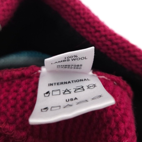 Outdoor Research Wool Beanie Hat Winter Snow Cap Womens Windstopper Striped Knit - Picture 5 of 5